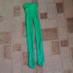 Womens Festive Green Tights